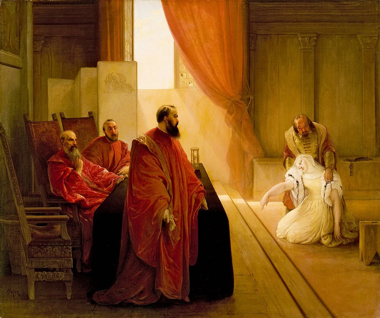 Valenza Gradenigo davanti agli inquisitori - 1835, Gallerie d’Italia Piazza Scala, Milano